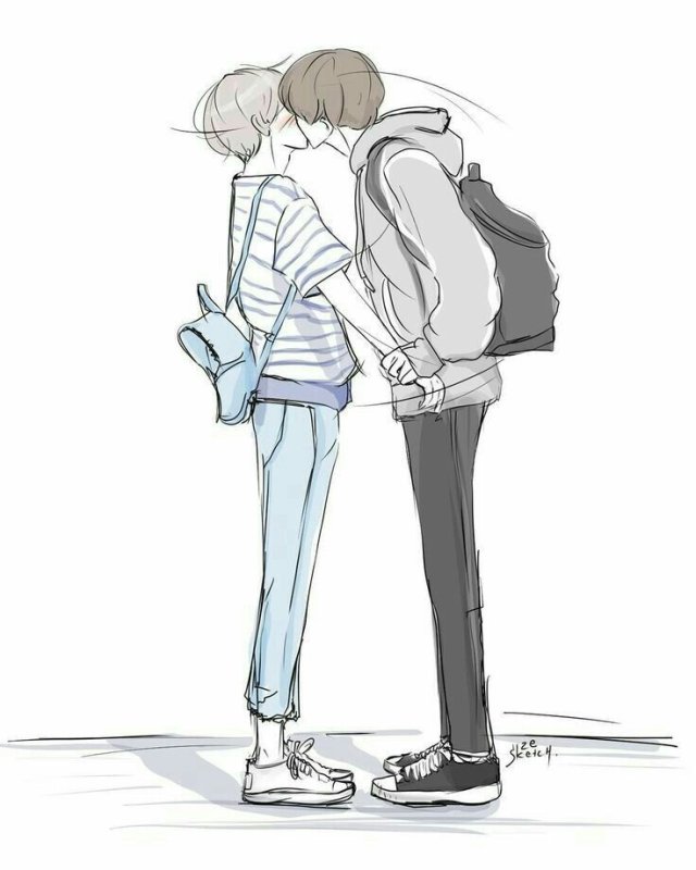 Рисунки пар для срисовки