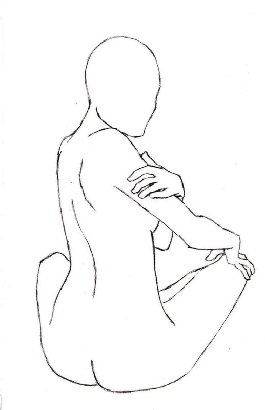 Позы для рисования одиночные