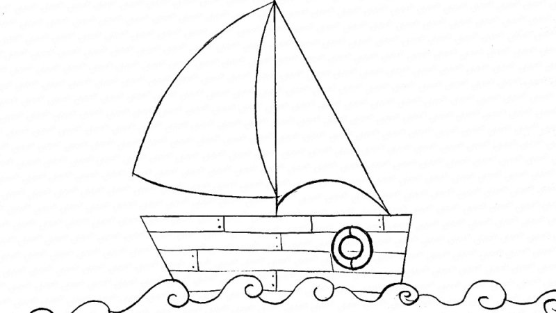 Парусник рисунок