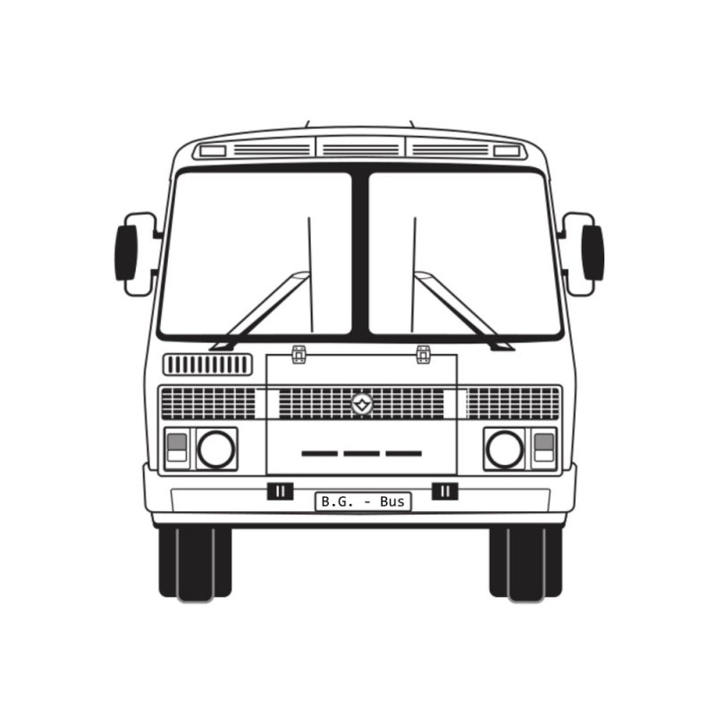ПАЗ 3205 вектор