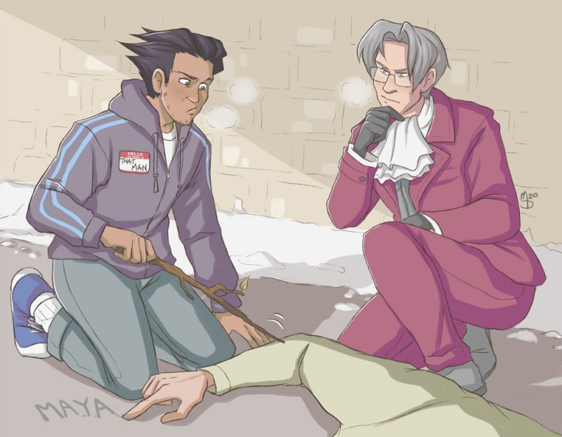 Ace attorney Феникс и Майлз