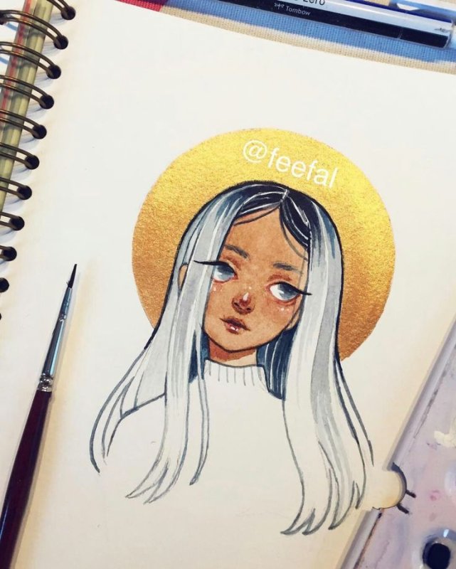 рисунки для срисовки в скетчбук