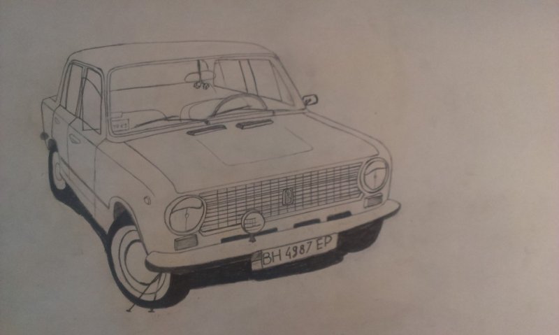 ВАЗ 21011 рисунок
