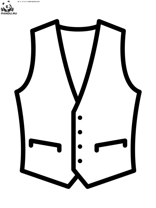 Эскиз жилетки