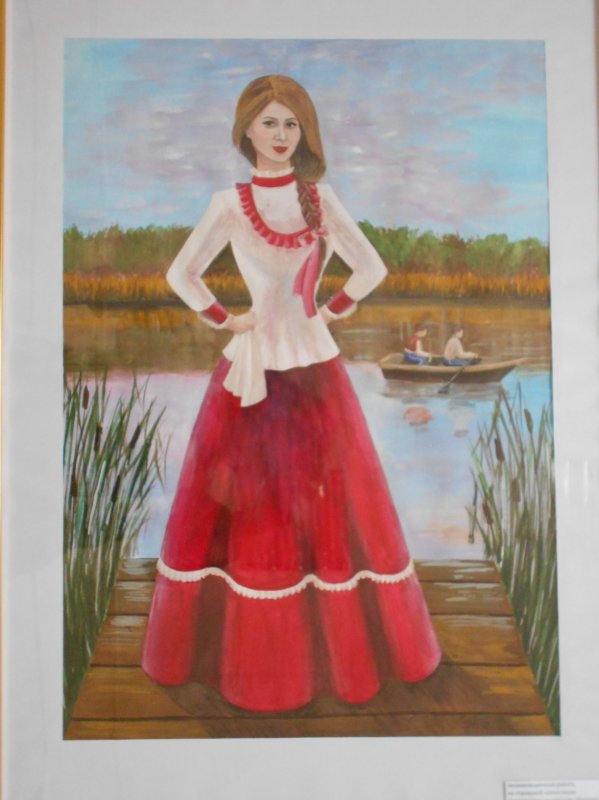 Донская казачка рисунок