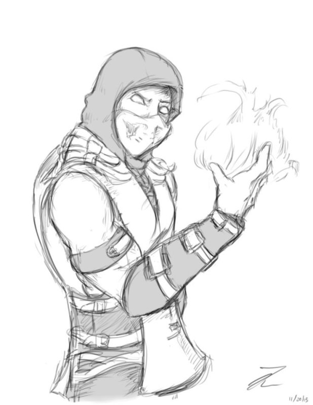Mortal Kombat рисунки