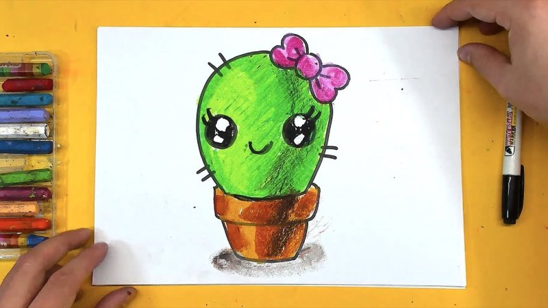 Рисунок фломастерами для детей