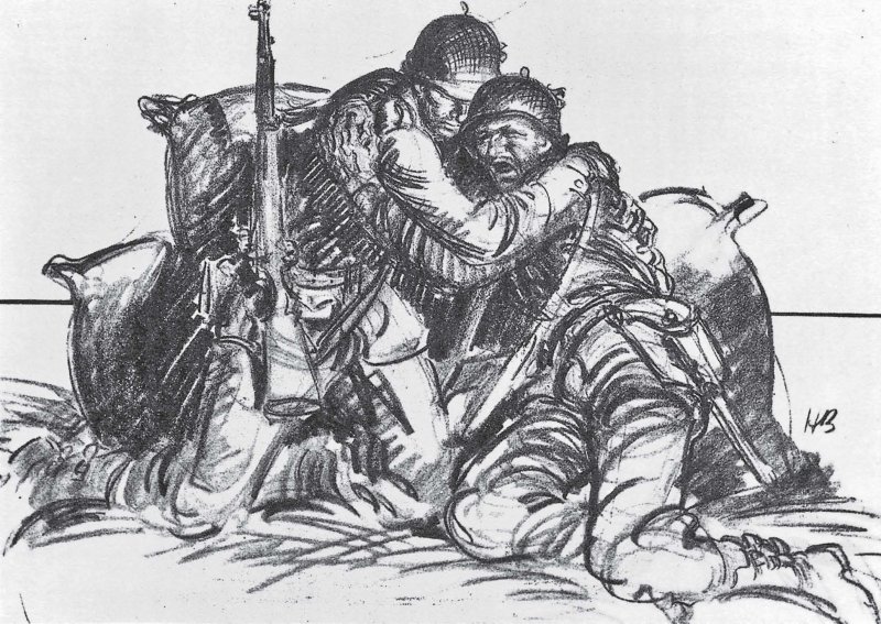 Война рисунок карандашом