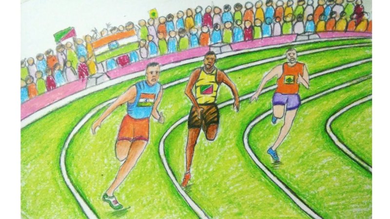 Рисунок на тему спорт