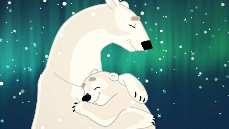 Белый медведь Умка мультфильм