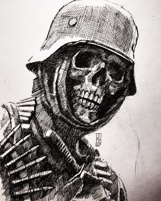 Кайзеровский солдат скелет Art