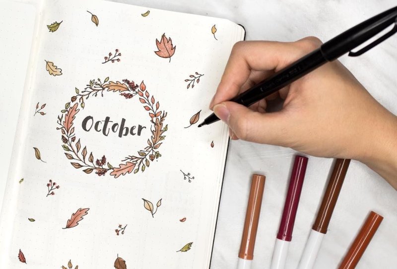 Bullet Journal октябрь