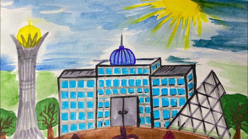 Рисунок ко Дню независимости