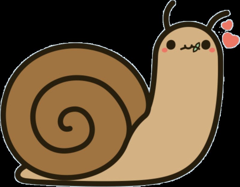 мультяшная улитка