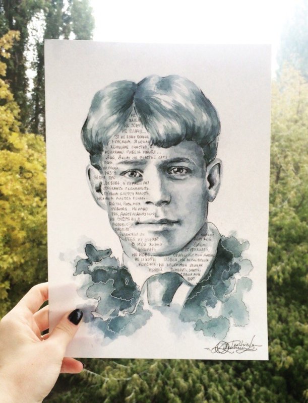 Анненков портрет Есенина