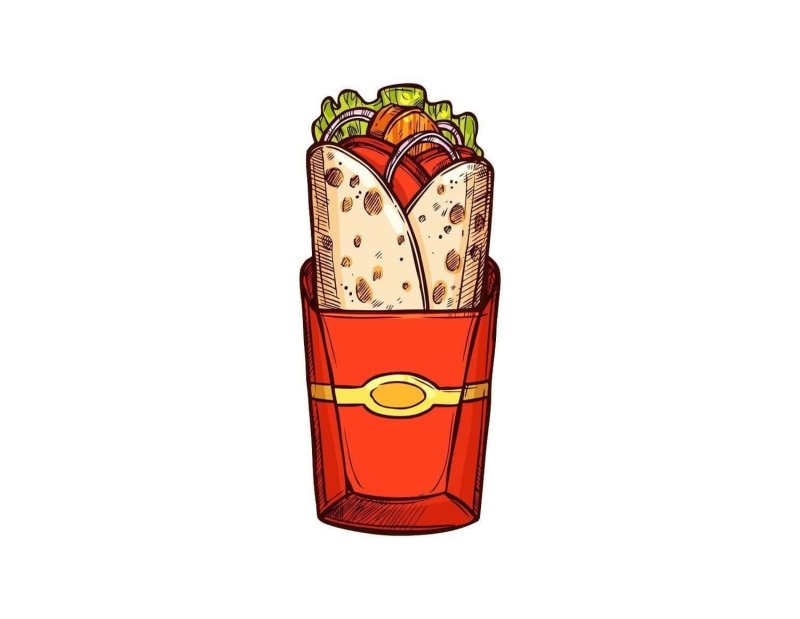 Шаурма мультяшная