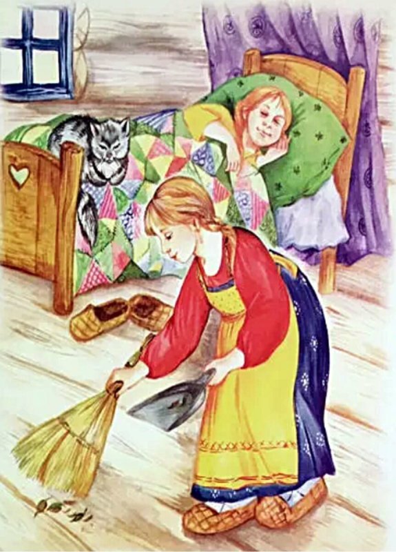 Рукодельница и Ленивица сказка