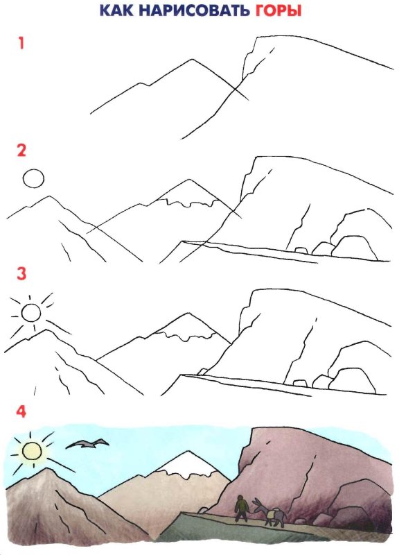 Рисуем горы
