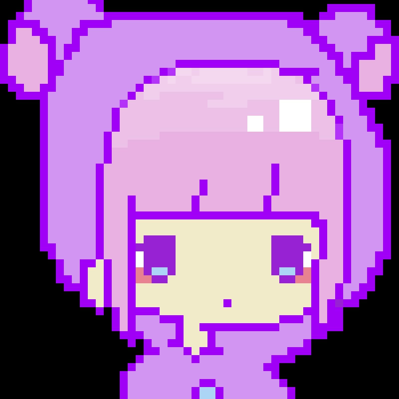 Pixel Art 32x32 аниме