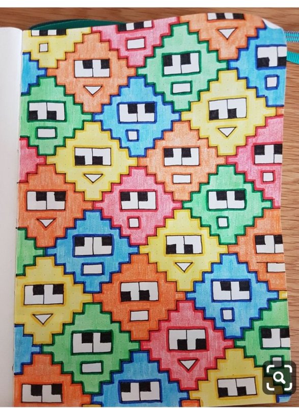 Идеи как оформить личный дневник в клетку