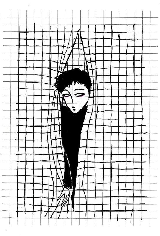 Рисунки по клеткам черные