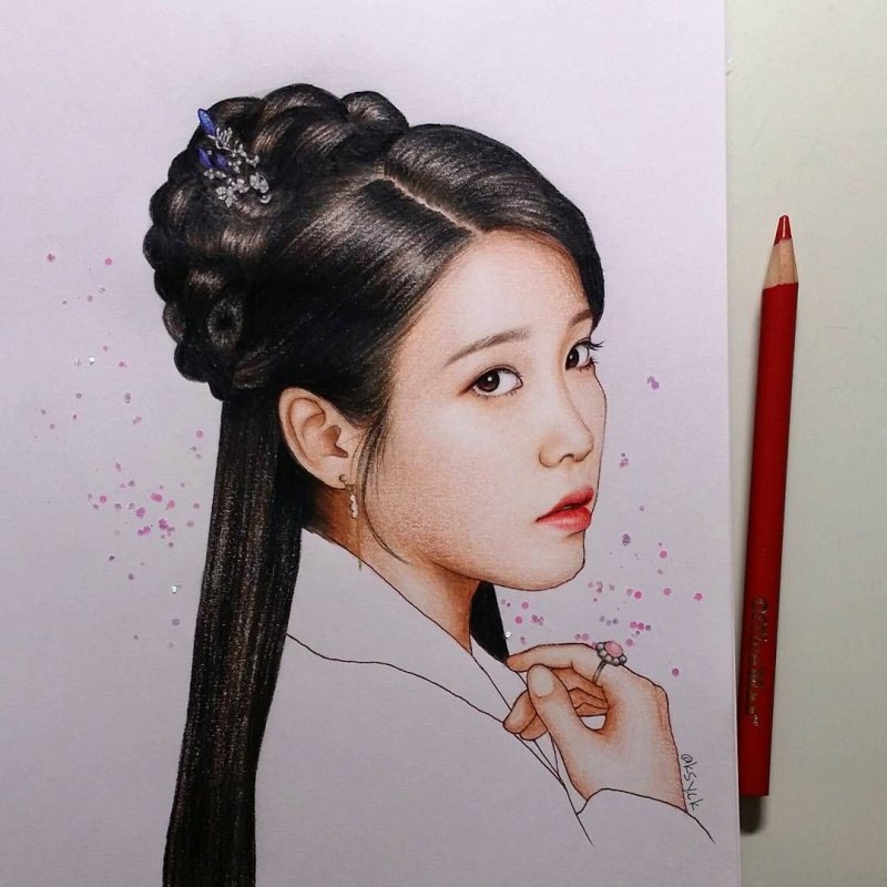 IU рисунки Хэ Су