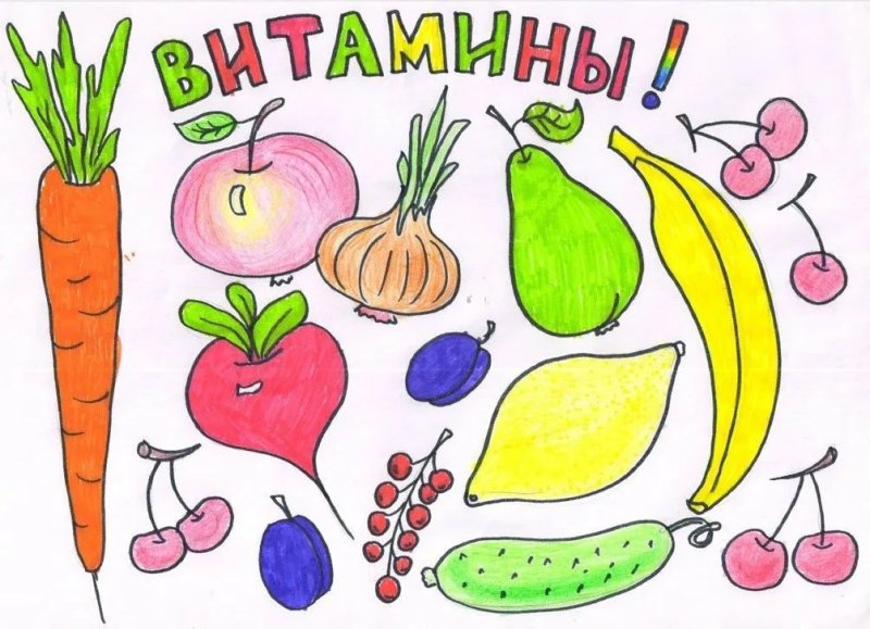 Здоровое питание рисунок