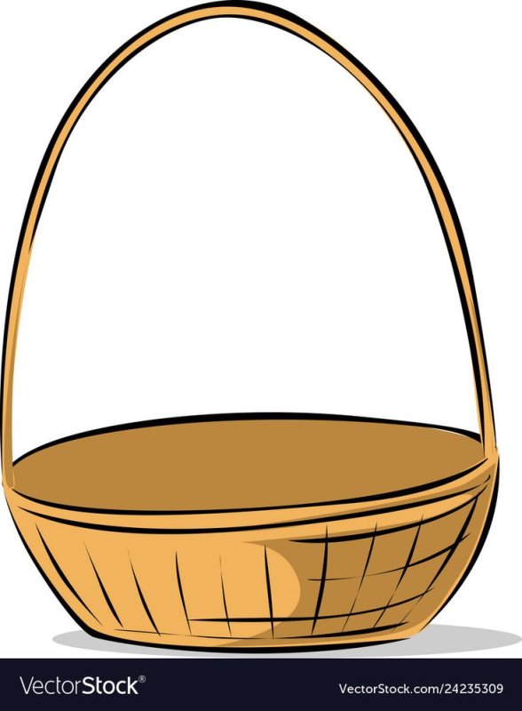 Корзинка рисунок для детей