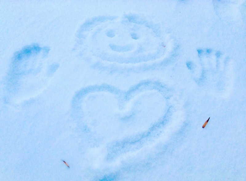 Снег рисунок