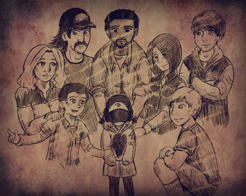 Клементайн Ходячие мертвецы Fan Art