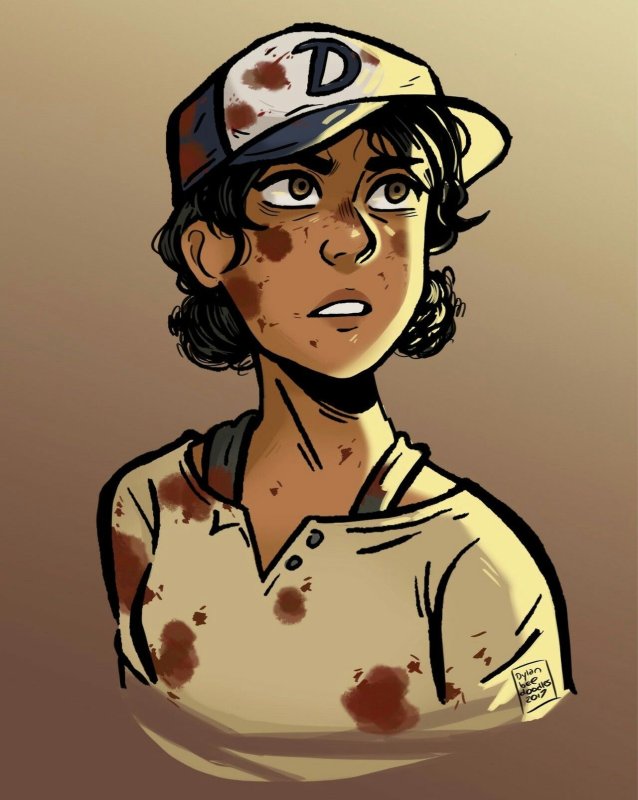 The Walking Dead Клементина зомби