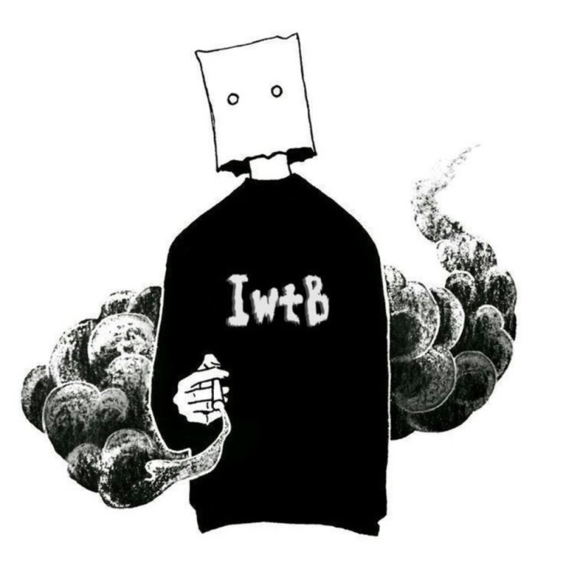 человек с пакетом на голове арт