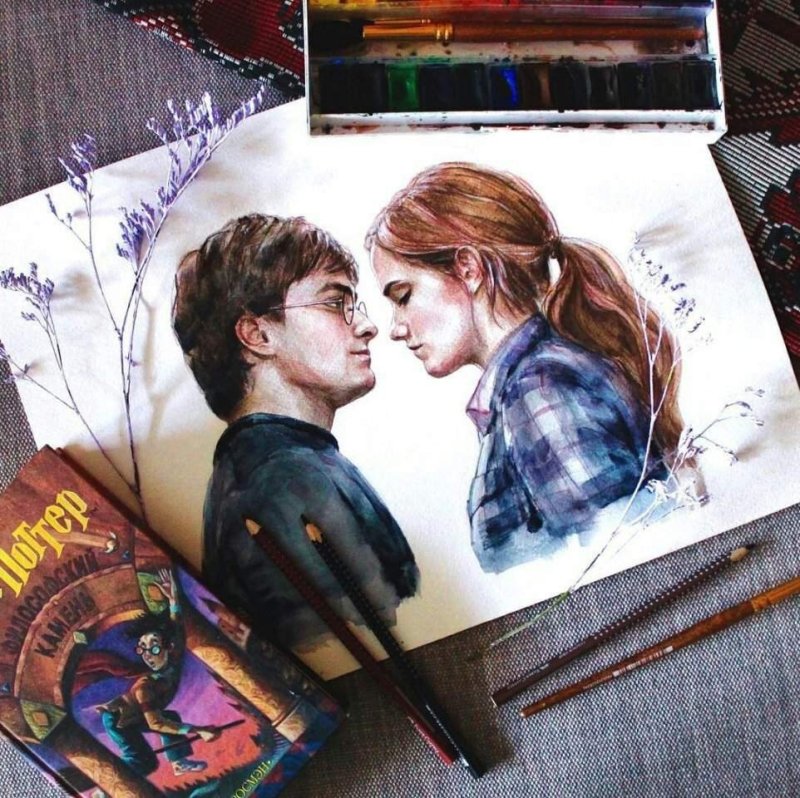 Гарри Поттер маркерами