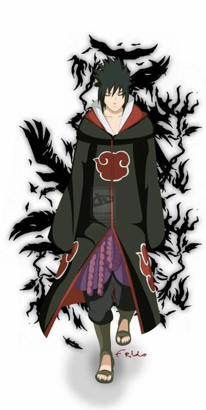 Саске полный рост Akatsuki