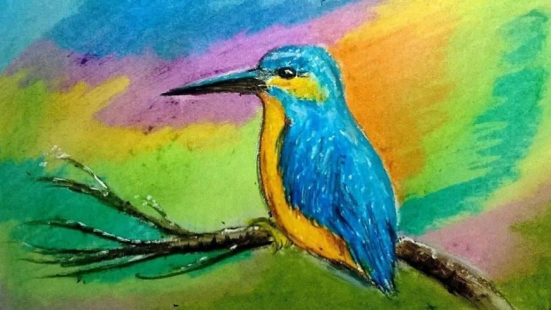 Рисование пастелью для детей