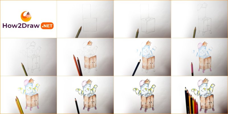 Нарисовать рисунок Мойдодыр