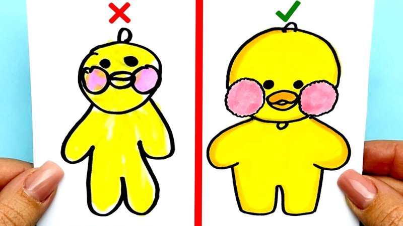 уточка лалафанфан из бумаги