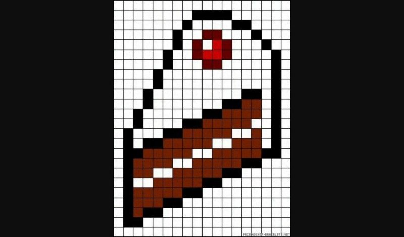 Рисунки по клеточкам маленькие