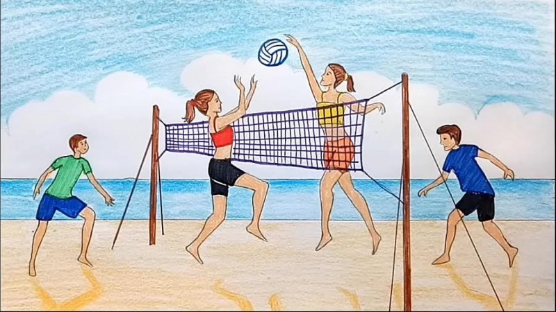 Рисунок на тему спорт