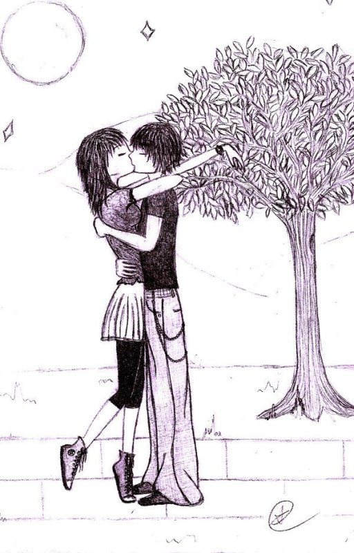 Рисунки для срисовки любовь