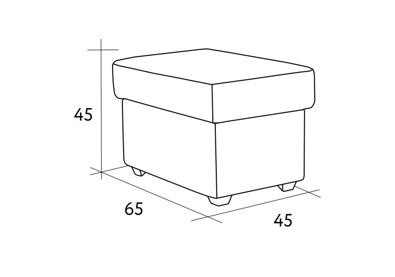 Пуфик 5 в 1 чертежи