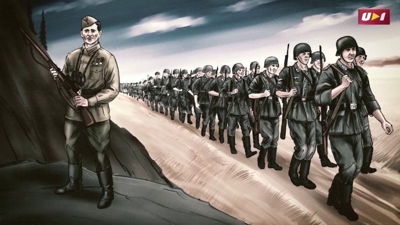 Батальон рисунок