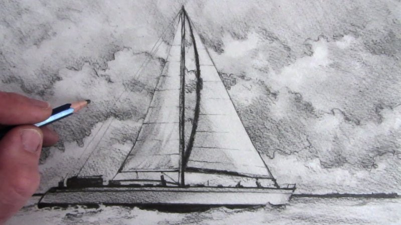 Парусник рисунок