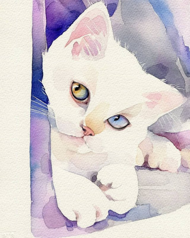 Кот арт