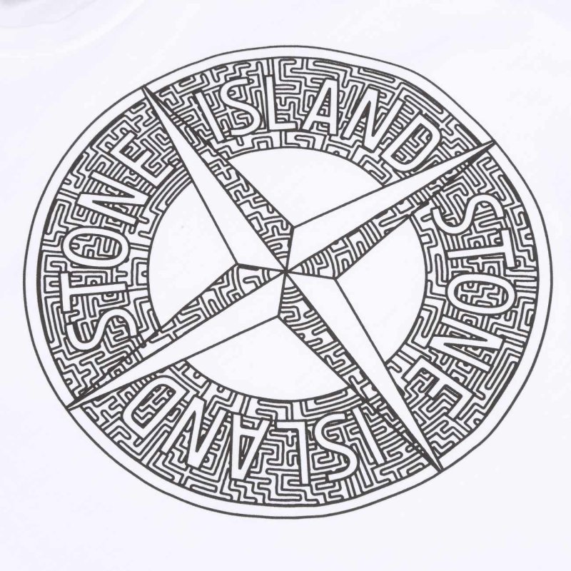 нашивка компас stone island