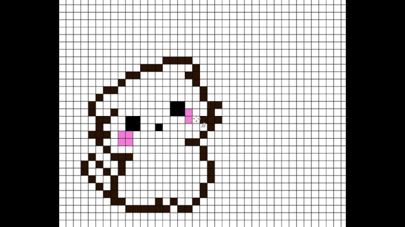 Рисунки по клеточкам маленькие