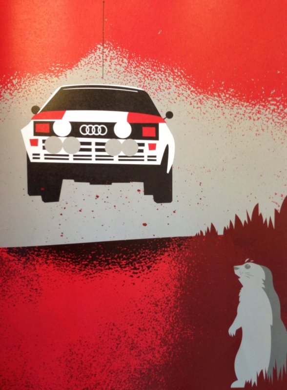 Audi quattro Постер