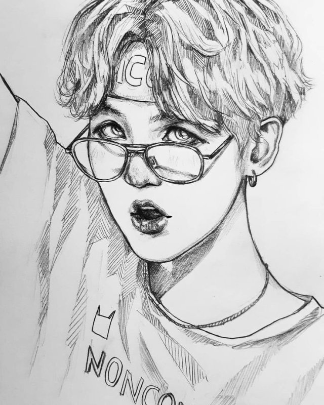 BTS Art для срисовки