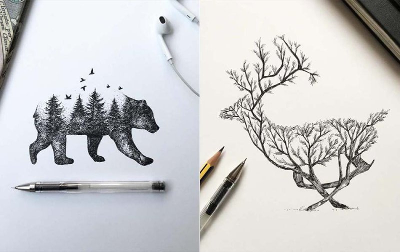 Рисунки для скетчбука