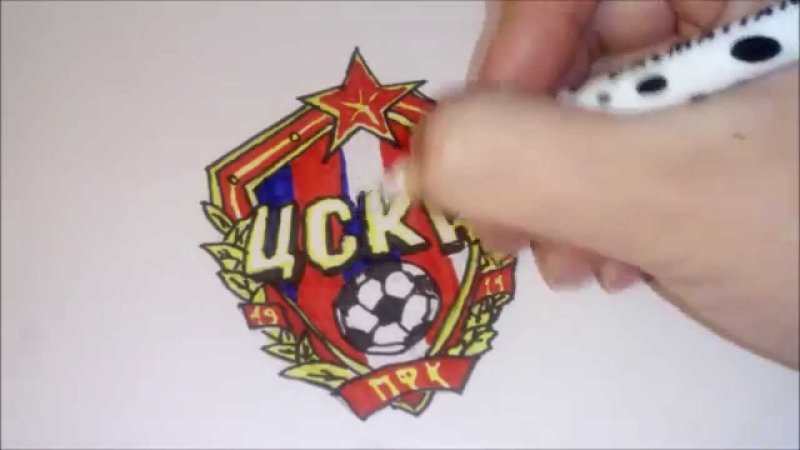 Герб ФК ЦСКА